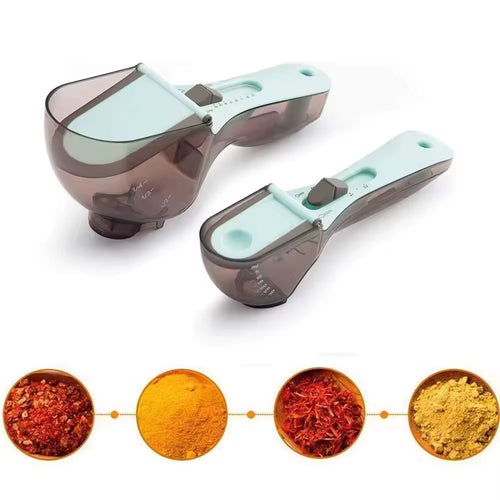 Adjustable measuring scoop 2 pcs. set New Trending online shop Hot sale kitchen Gadgets